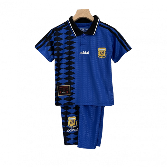 Argentina Away 1994 Mini Conjunto para Niños Retrô