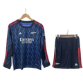 Arsenal Away Manga Longa 25/26 Mini Conjunto para Niños