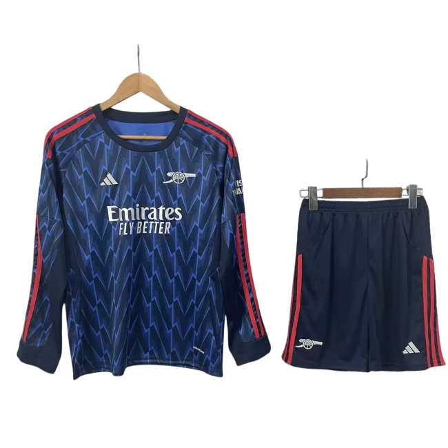 Arsenal Away Manga Longa 25/26 Mini Conjunto para Niños