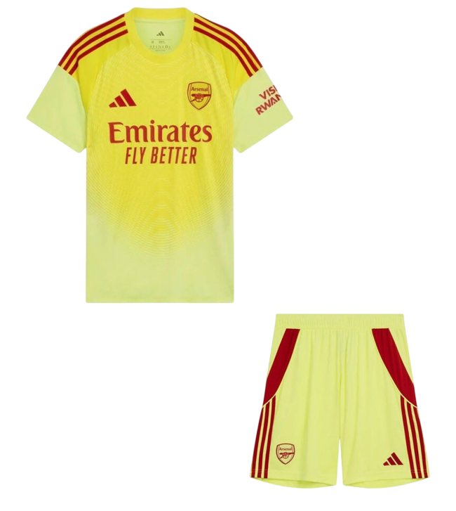 Arsenal Portero Verde 25/26 Mini Conjunto para Niños