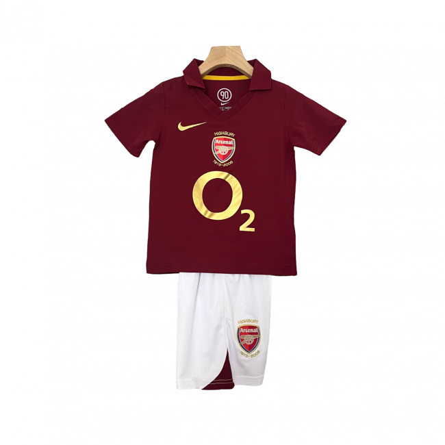 Arsenal Home 05/06 Mini Conjunto para Niños Retrô