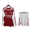 Arsenal Home Manga Longa 25/26 Mini Conjunto para Niños