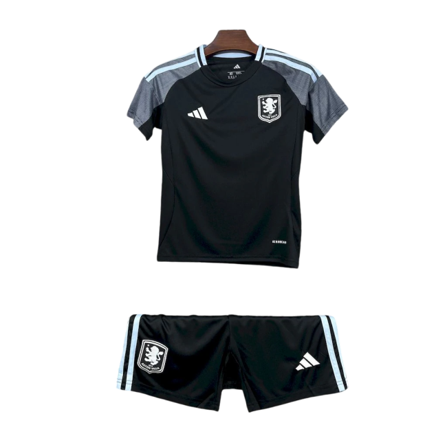 Aston Villa Away 25/26 Mini Conjunto para Niños