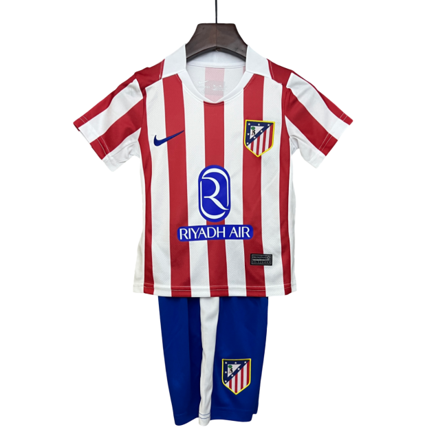 Atlético De Madrid Home 25/26 Mini Conjunto para Niños