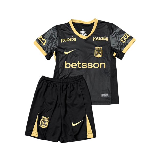 Atlético Nacional Away 25/26 Mini Conjunto para Niños