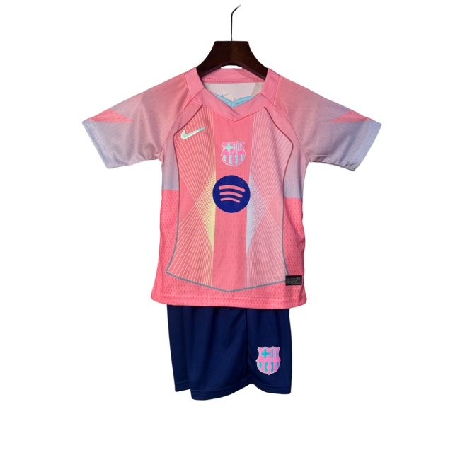 Barcelona Away Especial Rosa 25/26 Mini Conjunto para Niños