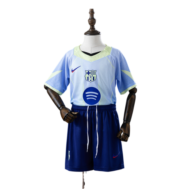Barcelona Especial Azul Claro 25/26 Mini Conjunto para Niños