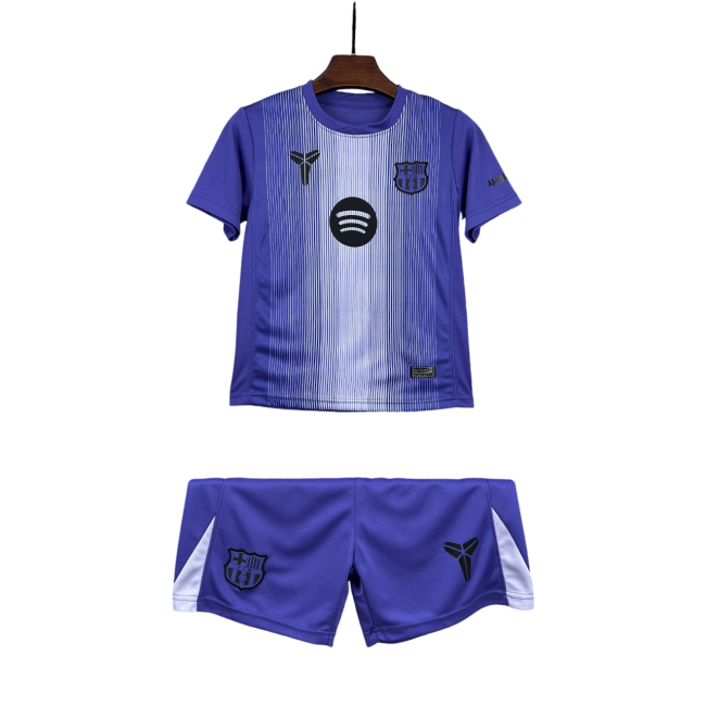 Barcelona Portero Roxo 25/26 Mini Conjunto para Niños
