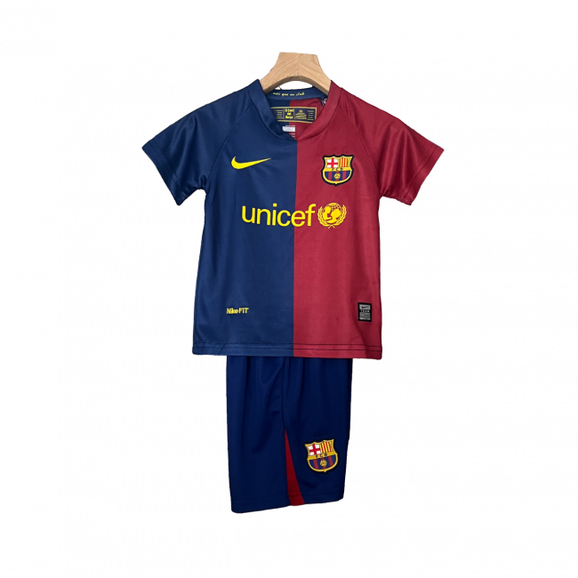 Barcelona Home 08/09 Mini Conjunto para Niños Retrô