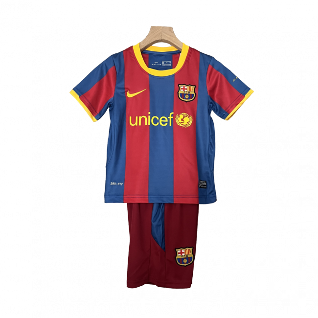 Barcelona Home 10/11 Mini Conjunto para Niños Retrô
