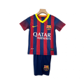 Barcelona Home 13/14 Mini Conjunto para Niños Retrô