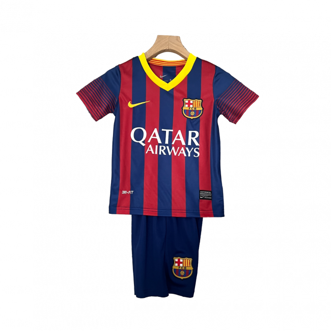 Barcelona Home 13/14 Mini Conjunto para Niños Retrô
