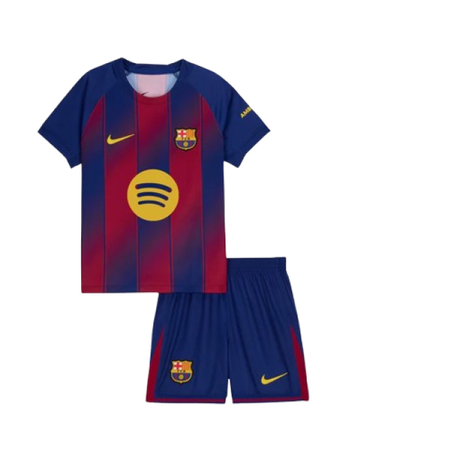 Barcelona Home 25/26 Mini Conjunto para Niños - LAMINE YAMAL #10
