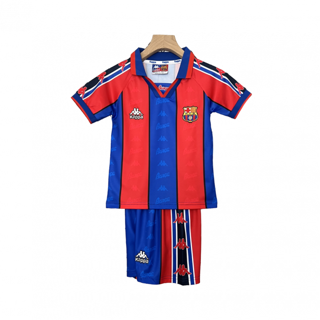 Barcelona Home 95/97 Mini Conjunto para Niños Retrô