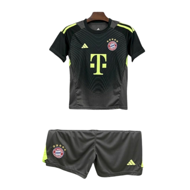 Bayern de Munique Portero Preto 25/26 Mini Conjunto para Niños