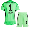Bayern de Munique Portero Verde 25/26 Mini Conjunto para Niños - NEUER #1