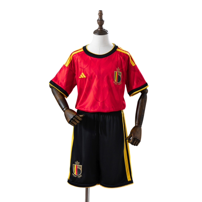 Bélgica Home Eurocopa 26/27 Mini Conjunto para Niños