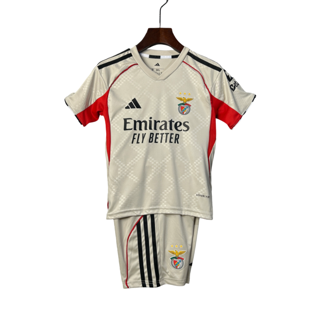 Benfica Away 25/26 Mini Conjunto para Niños
