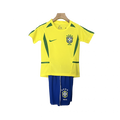 Brasil Home 2002 Mini Conjunto para Niños Retrô