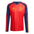 España Home Manga Longa 26/27 Mini Conjunto para Niños