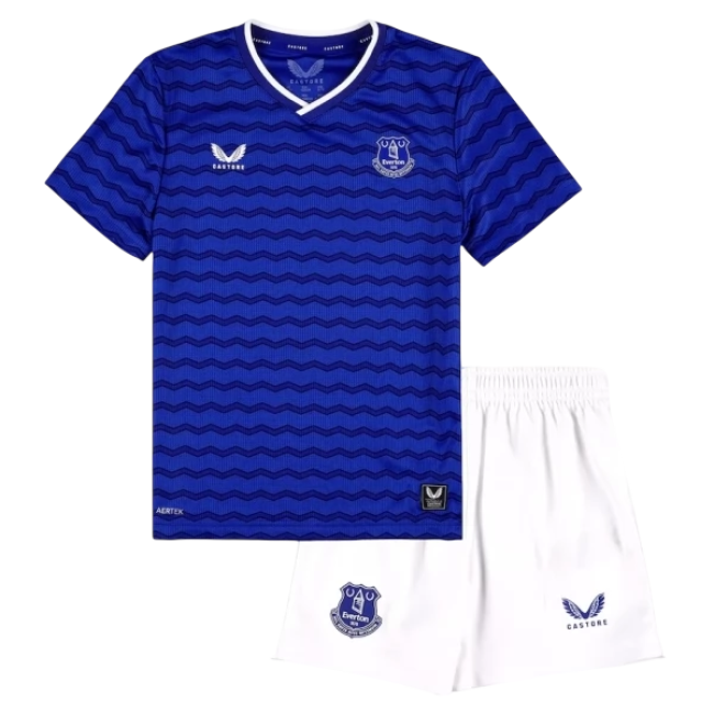 Everton Home 25/26 Mini Conjunto para Niños