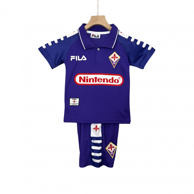 Fiorentina Home 1998 Mini Conjunto para Niños Retrô