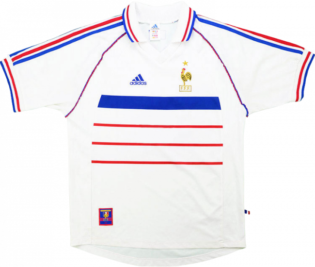 Francia Away 1998 Mini Conjunto para Niños Retrô
