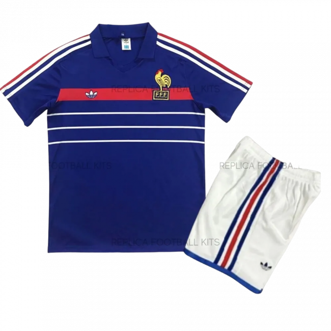Francia Home 82/84 Mini Conjunto para Niños Retrô