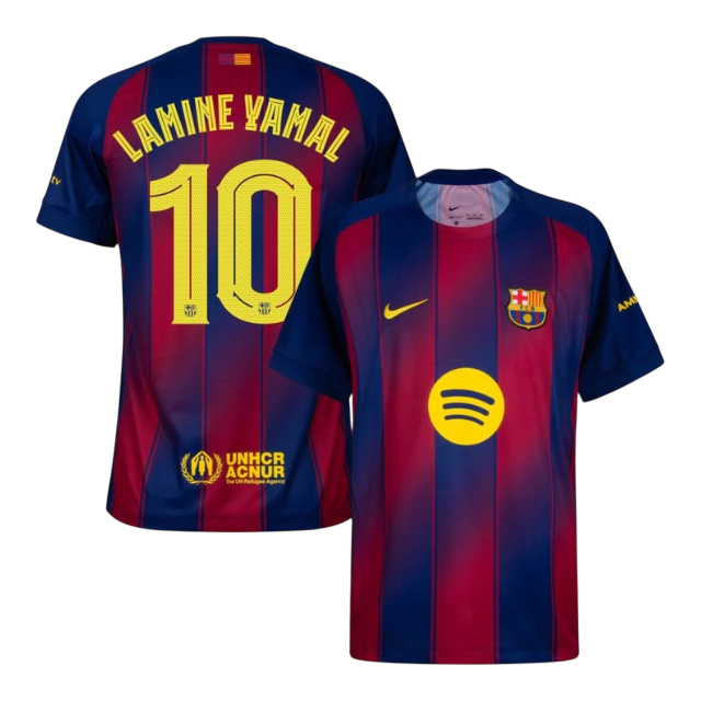 Barcelona Home 25/26 Mini Conjunto para Niños - LAMINE YAMAL #10
