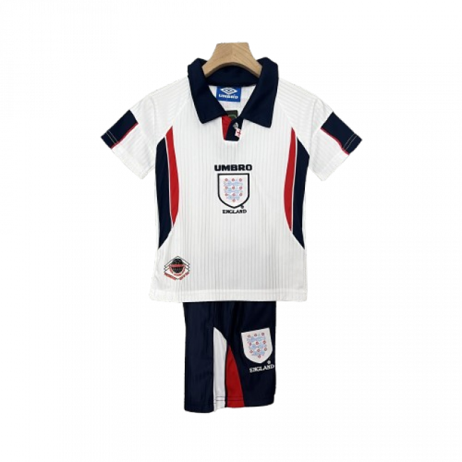 Inglaterra Home 1998 Mini Conjunto para Niños Retrô