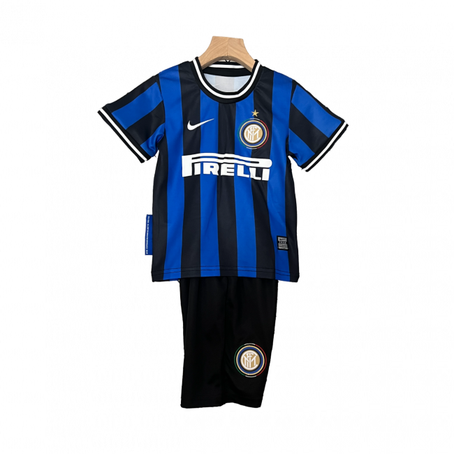 Inter de Milão Home 09/10 Mini Conjunto para Niños Retrô