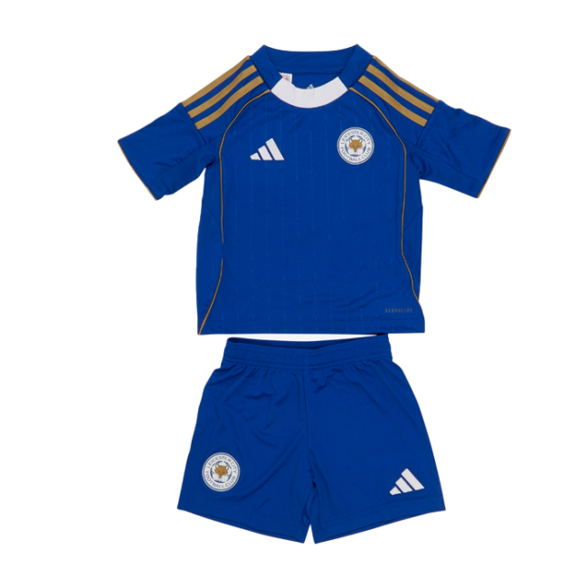 Leicester Home 25/26 Mini Conjunto para Niños