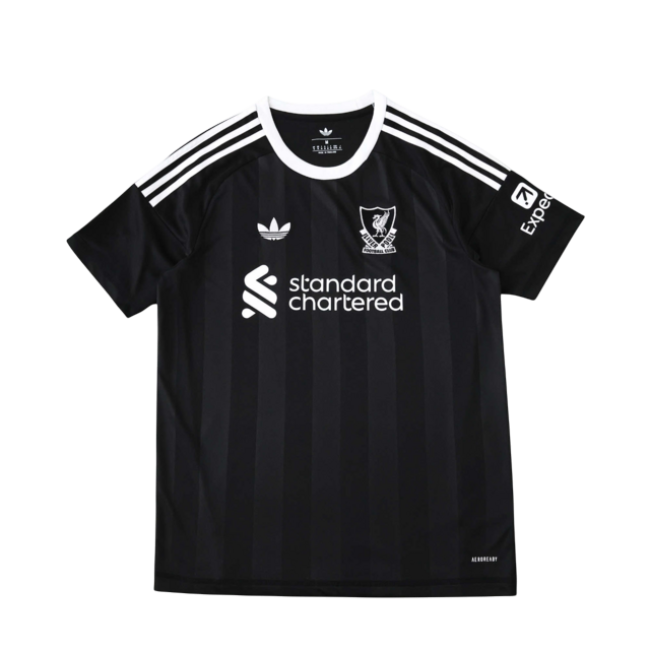Liverpool Portero Preto 25/26 Mini Conjunto para Niños
