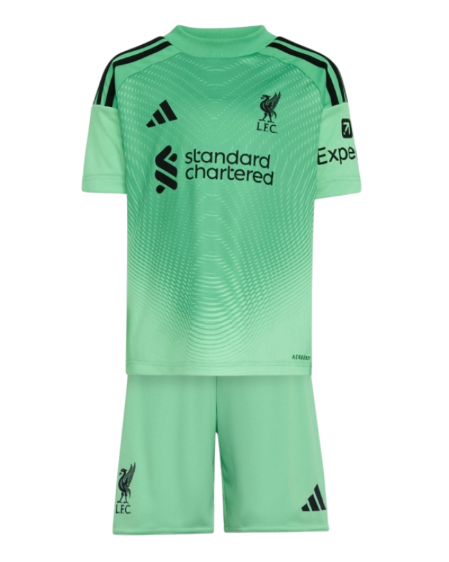 Liverpool Portero Verde 25/26 Mini Conjunto para Niños
