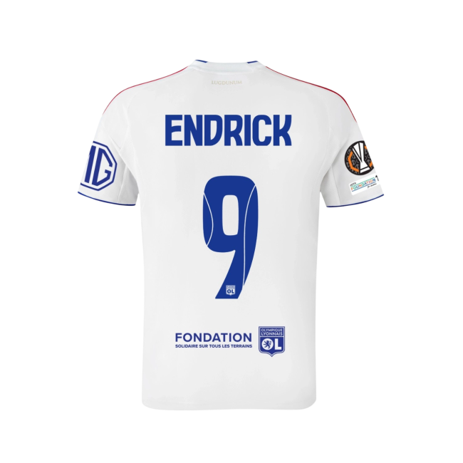 Lyon Home 25/26 Mini Conjunto para Niños - ENDRICK #9