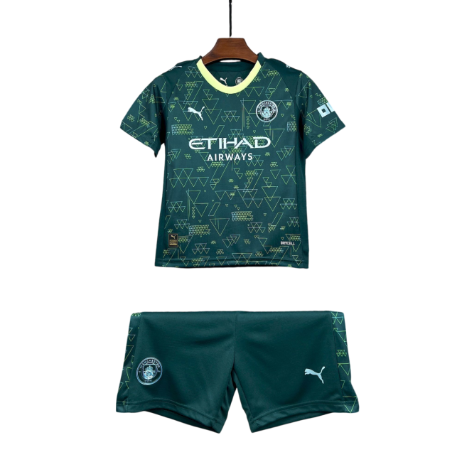Manchester City Fourth 25/26 Mini Conjunto para Niños