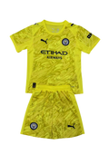 Manchester City Portero Amarelo 25/26 Mini Conjunto para Niños