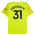 Manchester City Portero Amarelo 25/26 Mini Conjunto para Niños - EDERSON M. #31