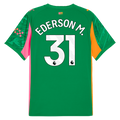 Manchester City Portero Verde 25/26 Mini Conjunto para Niños - EDERSON M. #31