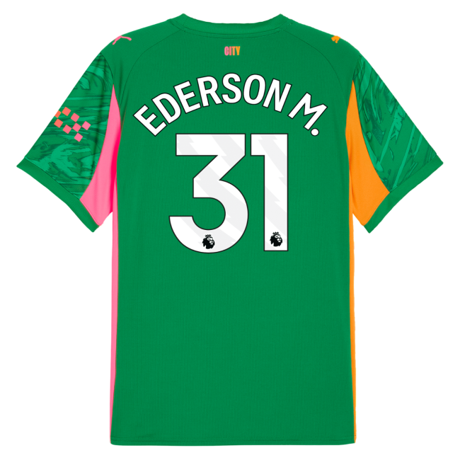 Manchester City Portero Verde 25/26 Mini Conjunto para Niños - EDERSON M. #31