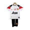 Manchester United Away 10/11 Mini Conjunto para Niños Retrô