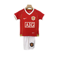 Manchester United Home 06/07 Mini Conjunto para Niños Retrô