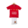Manchester United Home 07/08 Mini Conjunto para Niños Retrô