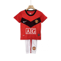 Manchester United Home 09/10 Mini Conjunto para Niños Retrô