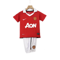 Manchester United Home 10/11 Mini Conjunto para Niños Retrô