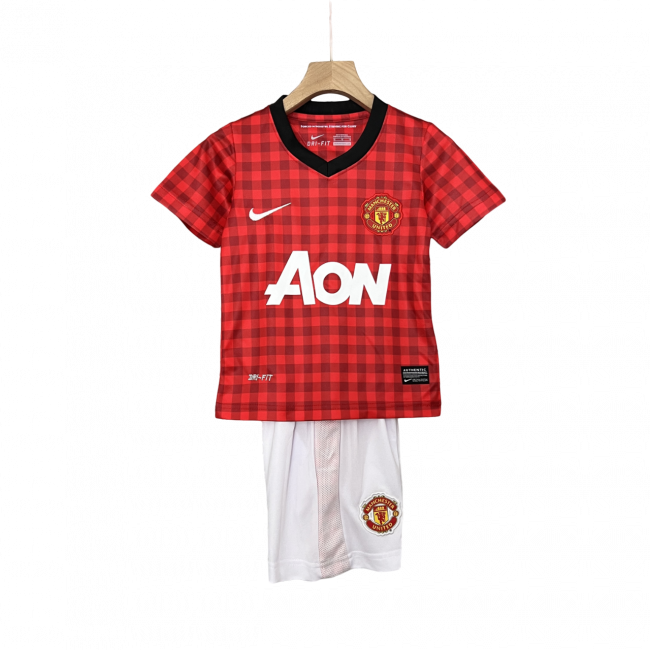 Manchester United Home 12/13 Mini Conjunto para Niños Retrô