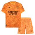 Milan Portero Laranja 25/26 Mini Conjunto para Niños