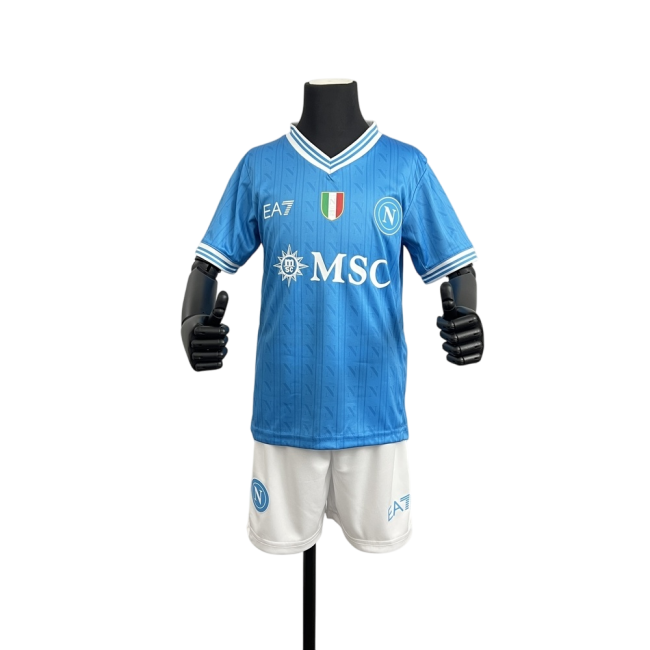 Napoli Home 25/26 Mini Conjunto para Niños