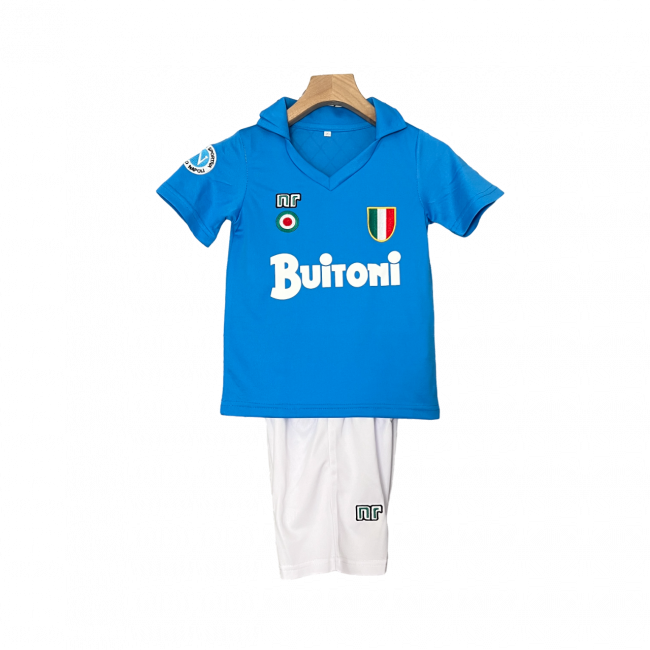 Napoli Home 87/88 Mini Conjunto para Niños Retrô