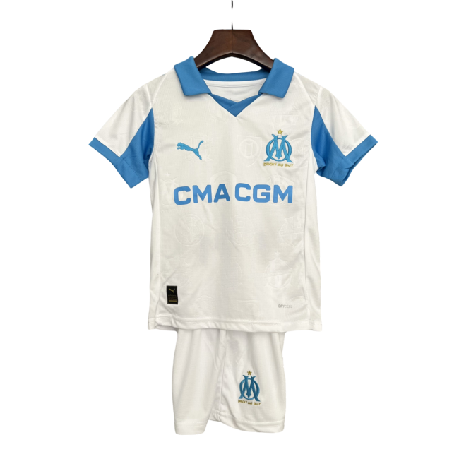 Olympique De Marseille Home 25/26 Mini Conjunto para Niños